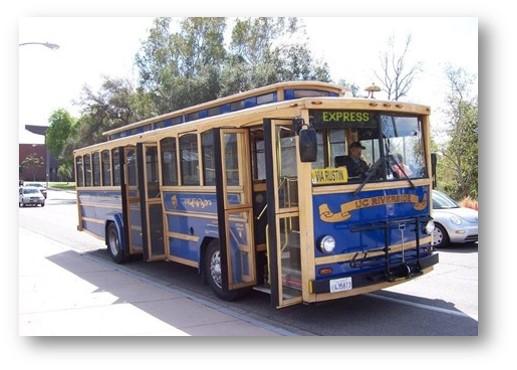 Electric trolley bus